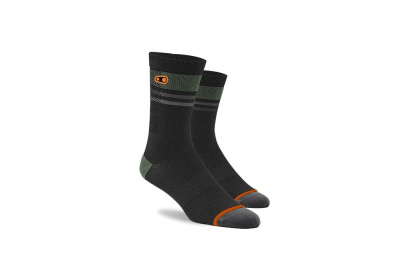 CRANKBROTHERS Icon MTB Sock-black/orange/green S/M